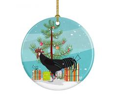 Carolines Treasures Weihnachtsbaum, Keramik, Abessinische Katze Schaaf - ostfriesisches Schaf 3 in Mehrfarbig