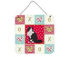 Carolines Treasures Ragamuffin Cat Love Türaufhänger, Wanddekoration, Mehrfarbig