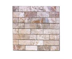 uxcell 3D-Fliesenaufkleber, 30 x 30 cm, selbstklebend, abziehen und aufkleben, für Zuhause, Badezimmer, Küche, Backsplash 1pcs