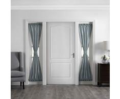 Elrene Home Fashions Colette Verdunkelungsvorhang aus Kunstseide 28 x 72 (Side Door Panel) Mineral