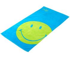 Smiley 4231 Strandlaken - Original 86 x 160 cm, Baumwolle blau (typkoyaz/Turqoise)