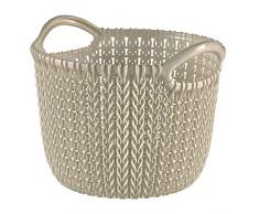 CURVER Korb Knit Rund 3L in weiß