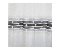 Maurer 4042420 Vorhang Dusche Stoff Steine grau 180 x 200 cm