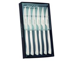 Messer-Set Lenden 378200 Arcos de Mesa Monoblock aus einem Stück rostfreiem Stahlblech 11 cm in Geschenkkarton 6 Stück