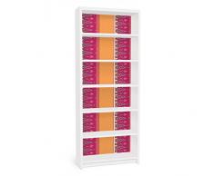 Apalis 90802 Möbelfolie für Ikea Billy Regal - Sommer Sari, gröÃe 2 mal, 94 x 76 cm