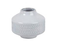 Truu Design Blumenvase, modern, klassisch, Keramik, 14 x 12 cm, Hellgrau