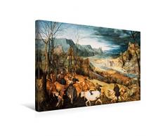 Premium Textil-Leinwand 45 x 30 cm Quer-Format Heimkehr der Herde (Herbst) - 1565 | Wandbild, HD-Bild auf Keilrahmen, Fertigbild auf hochwertigem Vlies, Leinwanddruck von Alexander Bartek