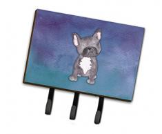 Caroline s Treasures Französische Bulldogge Watercolor Wandhaken, Multicolor, Triple