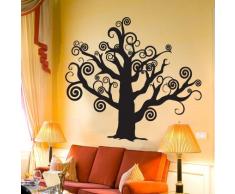 INDIGOS WG10364-80 Wandtattoo W364 Baum Tribal Pflanze Ast Äste Wandaufkleber 80 x 73 cm, braun