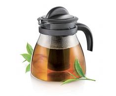 Tescoma Teiera Teekanne, schwarz/transparent, nd