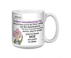 Tree-Free Greetings Aunty Acid xm27906 Künstlerische Jumbo Tasse, 591 ml, Housekeeping Spitze