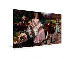 Calvendo Premium Textil-Leinwand 90 cm x 60 cm quer, KÃ¶nigin Luise mit ihren Kindern in KÃ¶nigsberg | Wandbild, Bild auf Keilrahmen, Fertigbild auf echter Leinwand, Leinwanddruck Menschen Menschen