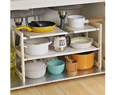 OBOR Home Organizer Ablage für Küche, Bad und Garten Sink Organizer weiß