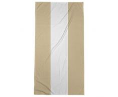 ArtVerse NFS New Orleans Football Stripes Strandtuch, Poly/Baumwolle, 36 x 72, Gold und Weiß