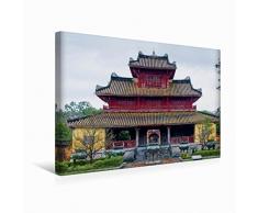 Premium Textil-Leinwand 45 x 30 cm Quer-Format Hien Lam Pavillon, Hue | Wandbild, HD-Bild auf Keilrahmen, Fertigbild auf hochwertigem Vlies, Leinwanddruck von Martin Ristl