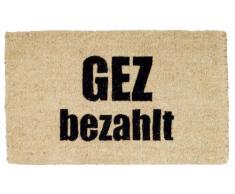 Shoe MAX YH 101142 Kokos Fussmatte mit Rutschfester Latexunterseite ca. 74 x 44 cm GEZ bezahlt