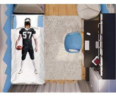 Italian Bed Linen Bettwäsche Kids Digital, 1 Poster Für 1 Person Rugbista