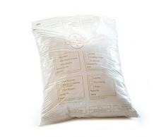 Garcia de Pou 250 Einheit Wäschesäcke, 43 x 62 cm, Low Density Polyethylen, weiß, 43 x 62 x 30 cm