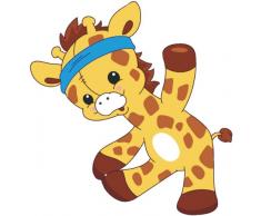 Welt der Kissen 10 Wandtattoo Giraffe, Motiv 10, Wandstickers Kinderzimmer