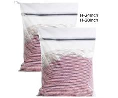 Tenrai Wäschebeutel, BH Feinmaschiger Wäschesack für Unterwäsche, Dessous, BH, Socken, Schuhe, automatischer Reißverschluss, Reisetasche