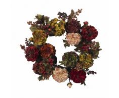 Nearly Natural 4911 Herbst-Hortensie Pfingstrose, 56 cm, rot