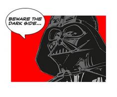 Komar Wandbild Star Wars Classic Comic Quote Vader | Kinderzimmer, Jugendzimmer, Dekoration, Kunstdruck | ohne Rahmen | WB121-40x30 | Größe: 40 x 30 cm (Breite x Höhe)