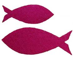 Petras Bastel News Streudeko, Fliz, pink, 18 x 12 x 5 cm