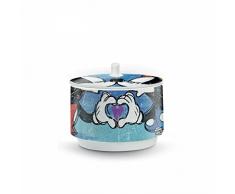 Disney Walt PWM41/B Zuckerdose, Typ Sweet Love, Porzellan, Blau