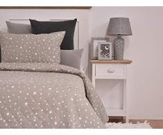 MI CASA Bouti Turny, Grau, 180 x 270 cm, inkl. 1 FC 50 x 70 cm, Bett 90 cm