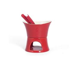 Home Chocolat Fondueset Schokolade für 2 Personen, Rot