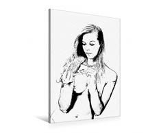 Calvendo Premium Textil-Leinwand 60 cm x 90 cm hoch, EIN Motiv aus dem Kalender Anna - Photo ArtÂ° by Rosemarie Hofer | Wandbild, Bild auf Keilrahmen. Leinwand, Leinwanddruck Menschen Menschen