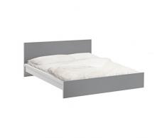 Apalis 93748 Möbelfolie für Ikea Malm Bett niedrig 160x200 cm - Colour, gröÃe 77 x 177 cm, cool grau