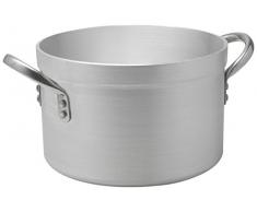 Pardini Kasserolle Hoch mit 2 Griffen, Edelstahl, Grau, 20 cm