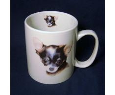 Welpen-Kittys.Com, Motiv Chihuahua Hund Jumbo Kaffee Tasse 14 Unzen