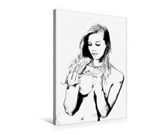 Calvendo Premium Textil-Leinwand 50 cm x 75 cm hoch, EIN Motiv aus dem Kalender Anna - Photo ArtÂ° by Rosemarie Hofer | Wandbild, Bild auf Keilrahmen. Leinwand, Leinwanddruck Menschen Menschen