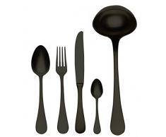 Mepra 1096VI22049 Vintage Oro Nero Besteck-Set, 49 Teile, Metall, spülmaschinenfest