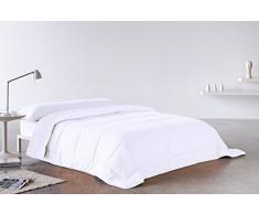 SECANETA Stilia Steppdecke, doppellagig, teilbar, 4 Jahreszeiten, weiße Bettwäsche, 150 cm (240 x 220 cm), 240 x 220 cm