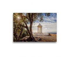 Premium Textil-Leinwand 45 x 30 cm Quer-Format Garten von Son Marroig auf Mallorca | Wandbild, HD-Bild auf Keilrahmen, Fertigbild auf hochwertigem Vlies, Leinwanddruck von Christian Müringer