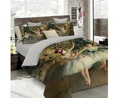 Sogni Dautore Italian Bed Linen Bettbezug, Doppelte, 100% Baumwolle, Multicolor SD03, DOPPEL