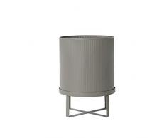 Ferm Living BAU Blumenkasten, Metall, warm Grey, 38cm