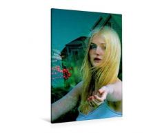 Calvendo Premium Textil-Leinwand 80 cm x 120 cm hoch, Irland | Wandbild, Bild auf Keilrahmen, Fertigbild auf echter Leinwand, Leinwanddruck: Junges Mädchen Menschen Menschen