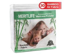 MERITLIFE Matratzenschoner, wasserdicht Twin XL weiß