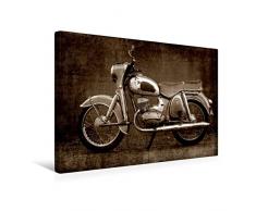 Calvendo Premium Textil-Leinwand 45 x 30 cm Quer-Format DKW RT 175 VS | Wandbild, HD-Bild auf Keilrahmen, Fertigbild auf hochwertigem Vlies, Leinwanddruck von Gabi SiebenhÃ¼hner Natur Natur