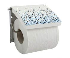 MSV Toilettenpapierhalter, Blau, 13 x 15 x 11,5 cm
