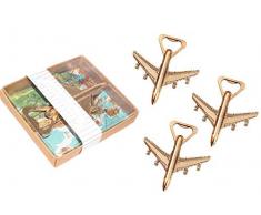 YYaaloa Flaschenöffner Skelettanker mit exquisiter Verpackung, 12 Stück Anker Flaschenöffner Wein- und Bierzubehör Metall Edelstahl Flaschenöffner, Züchtermann Style 8