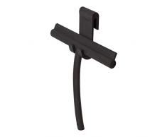 Sealskin Glaswischer Deluxe Duschabzieher, Silikon, schwarz, 26 cm