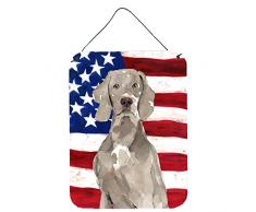 Carolines Treasures Patriotic USA Weimaraner Türaufhänger, Wanddekoration, Mehrfarbig