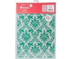 Stamperia Wall Paper Schablone G Tapete, Acetate, Transparent, 21 x 29. 7