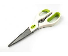 FACKELMANN Mehrzweck-Schere mit Flaschenöffner, Edelstahl, silberfarben