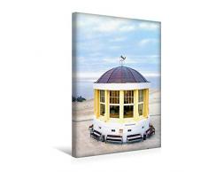Premium Textil-Leinwand 30 x 45 cm Hoch-Format Pavillon mit Weihnachtsbaum | Wandbild, HD-Bild auf Keilrahmen, Fertigbild auf hochwertigem Vlies, Leinwanddruck von Andrea Dreegmeyer